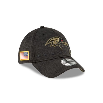 Sapca New Era Baltimore Ravens NFL Salute To Service 39THIRTY Stretch Fit - Negrii